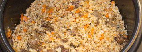 гречка с мясом и морковью в мультиварке. Шаг 18