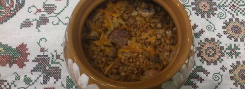 гречка с мясом в горшочках. Шаг 10