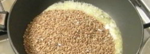 гречка с мясом в казане. Шаг 4