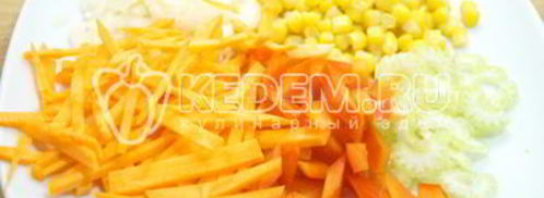 гречка с овощами и фасолью. Шаг 3