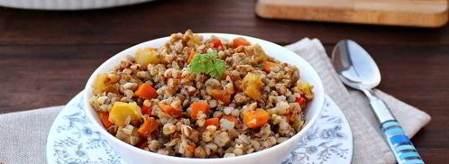 гречка с овощами в духовке. Шаг 11