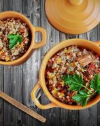 Гречка с тушенкой на сковороде