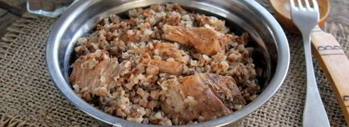 гречка с тушенкой в кастрюле. Шаг 14