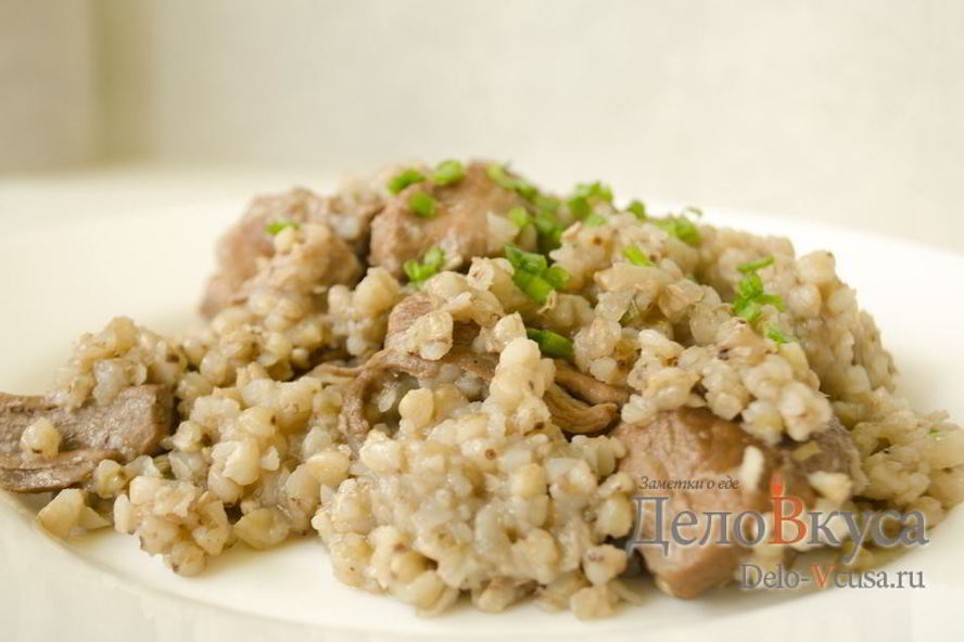 Рецепт гречки с тушеной свининой