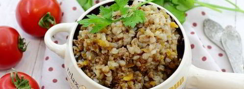 гречка со свиным фаршем в мультиварке. Шаг 7