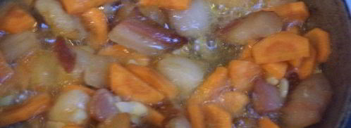 гречневая каша с брокколи, морковью и сельдереем. Шаг 4