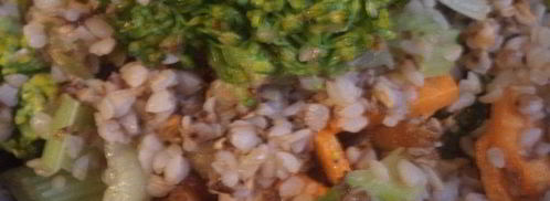 гречневая каша с брокколи, морковью и сельдереем. Шаг 5