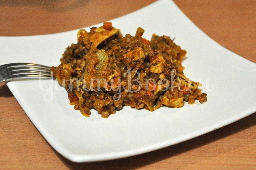 Рецепт гречневой каши с курицей