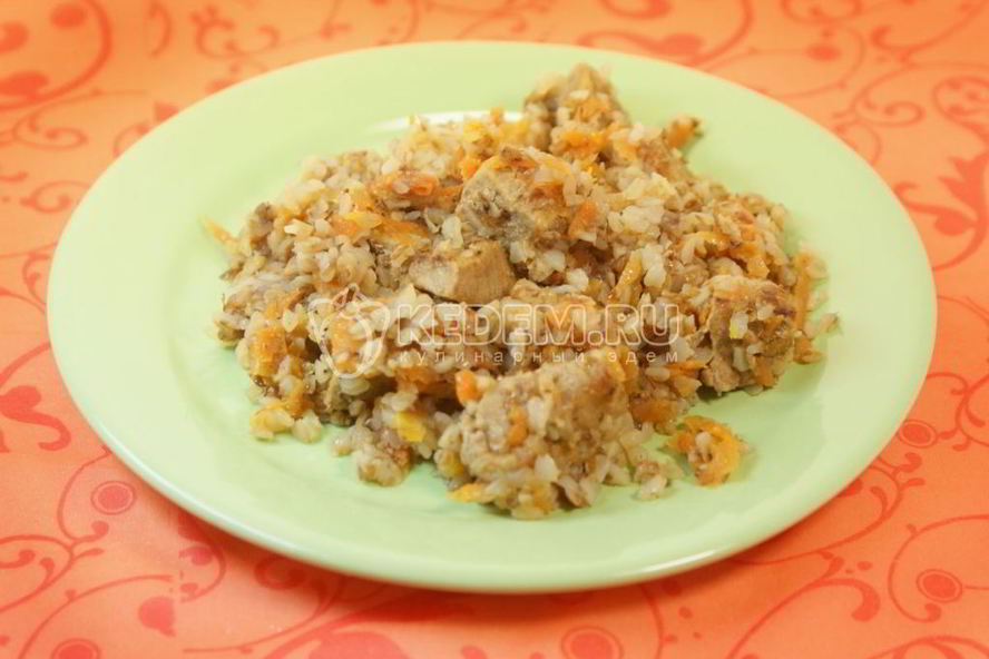 Рецепт гречневой каши с мясом