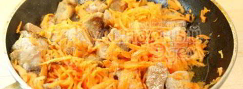 гречневая каша с мясом. Шаг 4