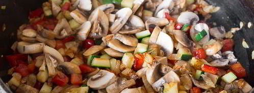 гречневая каша с сезонными овощами. Шаг 3