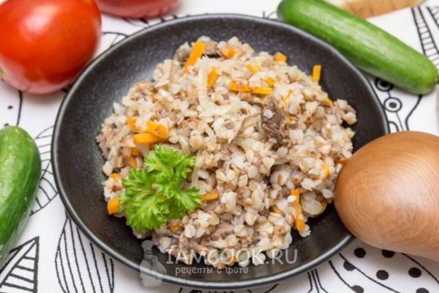 Рецепт гречневой каши с тушенкой