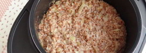 гречневая каша со сливочным сыром в мультиварке. Шаг 12