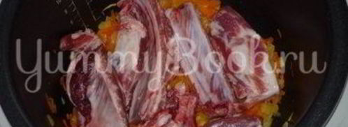 гречневая каша со свиными ребрышками из мультиварки. Шаг 3
