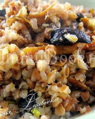 Каша гречневая с грибами