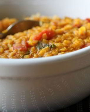 Каша из чечевицы