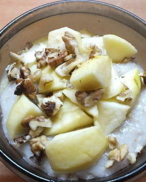 Каша из овсяной крупы на воде