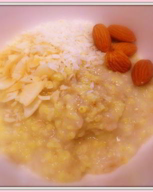 Каша на кокосовых сливках