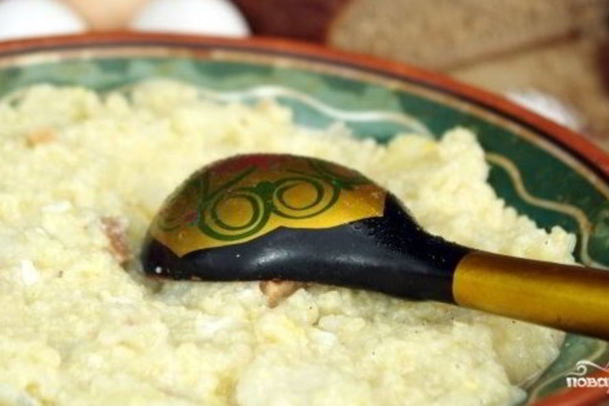 Рецепт каши на костре