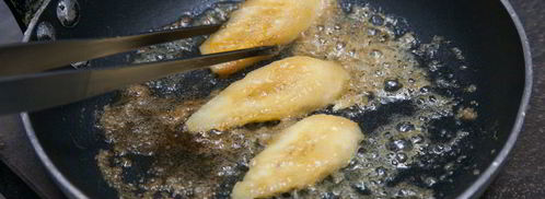 каша овсяная с жареными бананами. Шаг 7