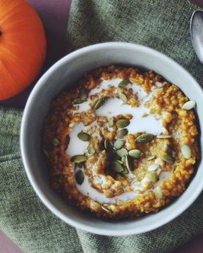 Каша пшенная с тыквой