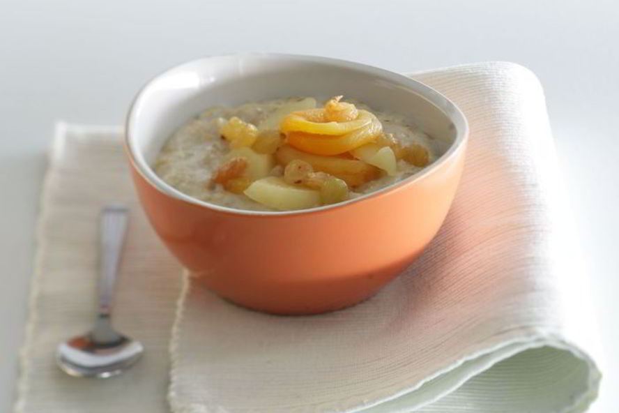 Рецепт каши с фруктами