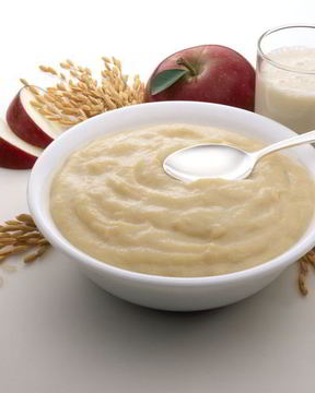 Каша с яблоками