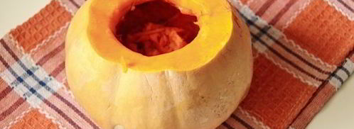 каша в тыкве, запеченная в духовке. Шаг 9