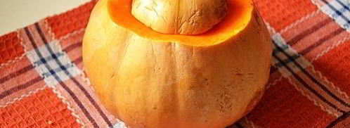 каша в тыкве, запеченная в духовке. Шаг 13