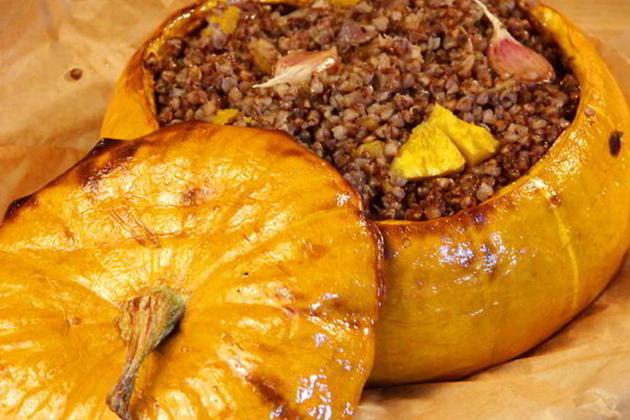 Рецепт каши в тыкве