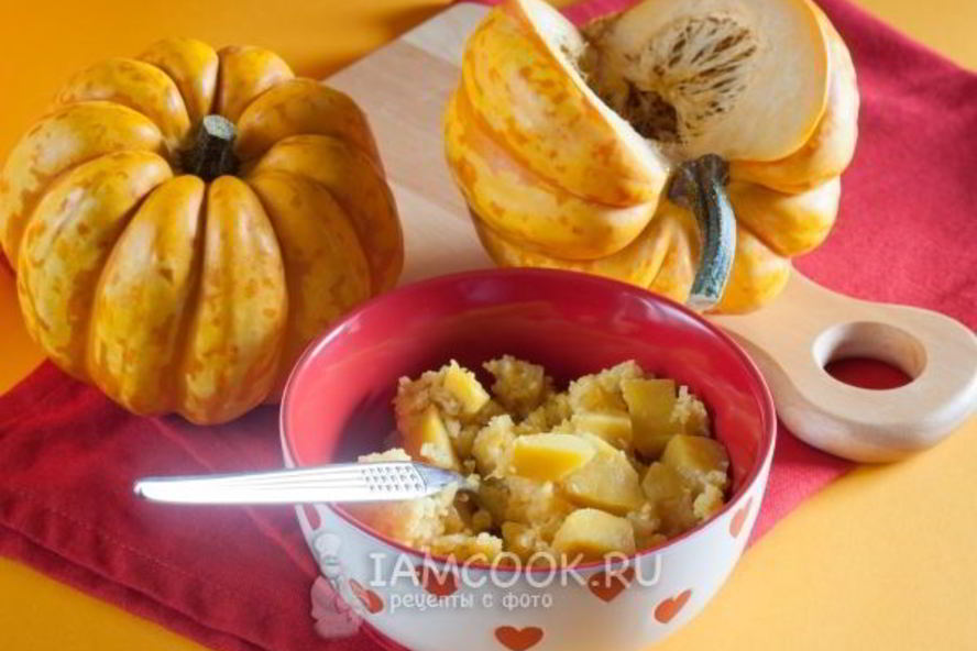 Рецепт кукурузной каши с тыквой