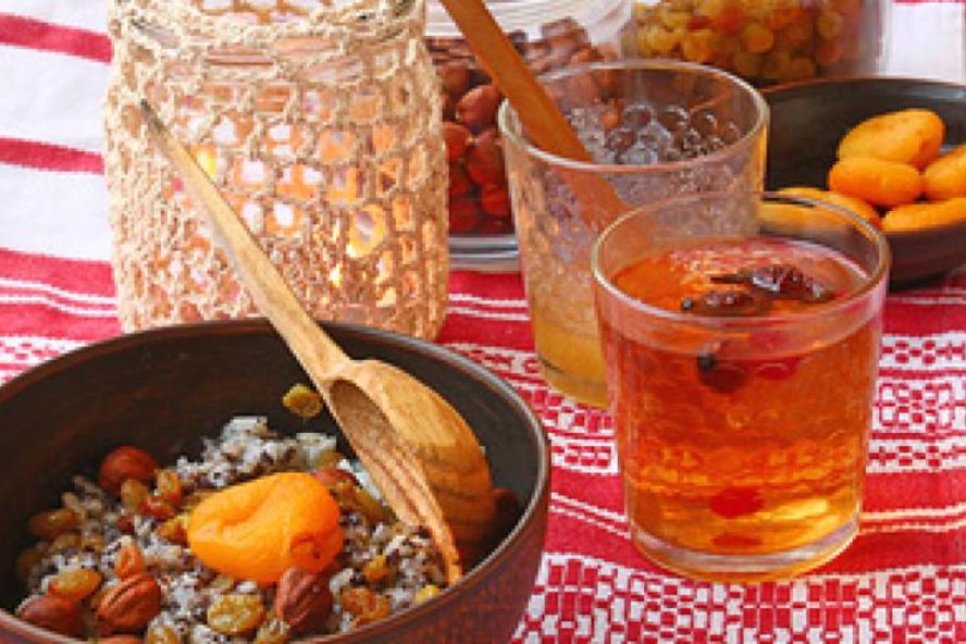 Рецепт кутьи и напиток из шиповника