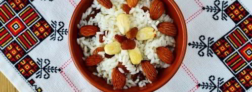 кутья из риса с изюмом поминальная. Шаг 13