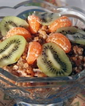 Кутья с апельсинами