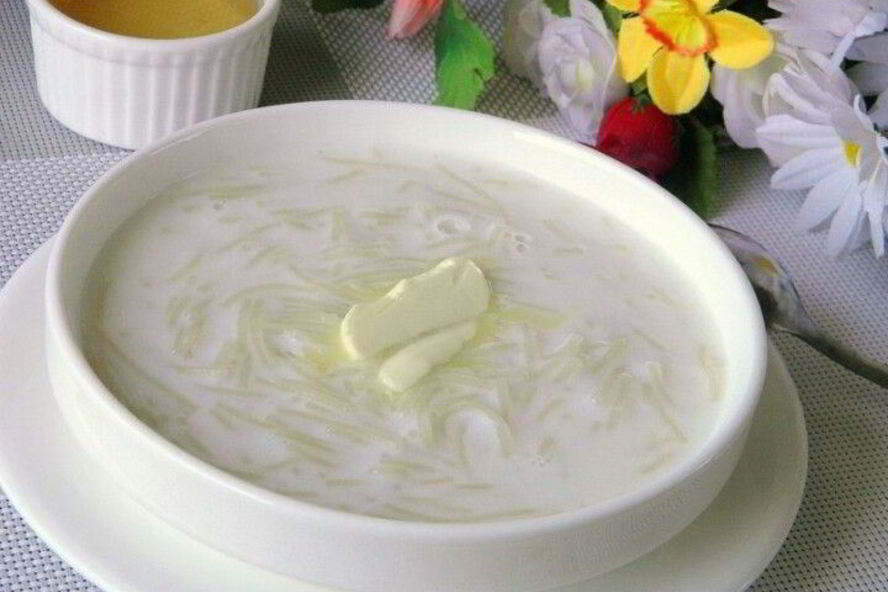 Рецепт молочной каши с вермишелью