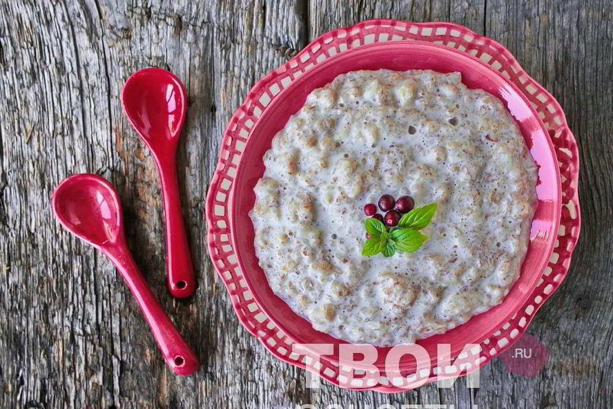 Рецепт овсяной каши на молоке