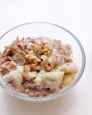 Овсянка с фруктами