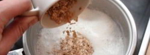 овсянка с фруктами. Шаг 4