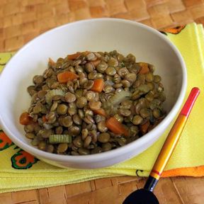 Каша из чечевицы