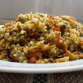 Каши с курицей