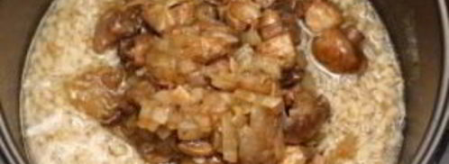 перловка с грибами в мультиварке. Шаг 4