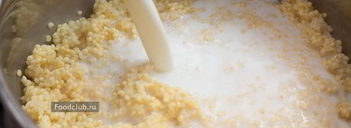 пшенная каша на молоке. Шаг 2