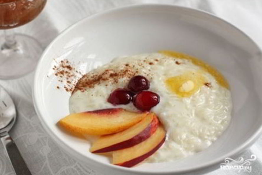 Рецепт рисовой каши на молоке