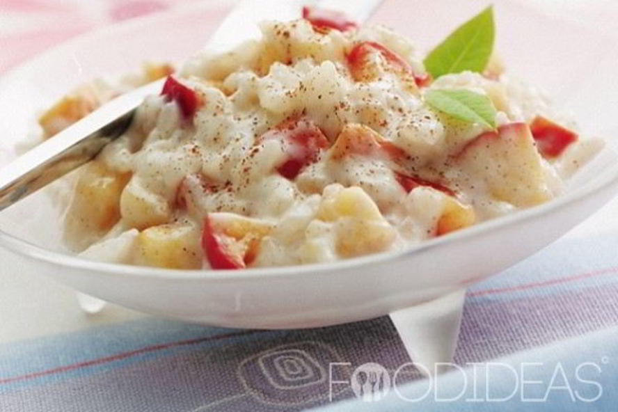 Рецепт рисовой каши с яблоками