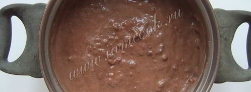 шоколадная рисовая каша. Шаг 11