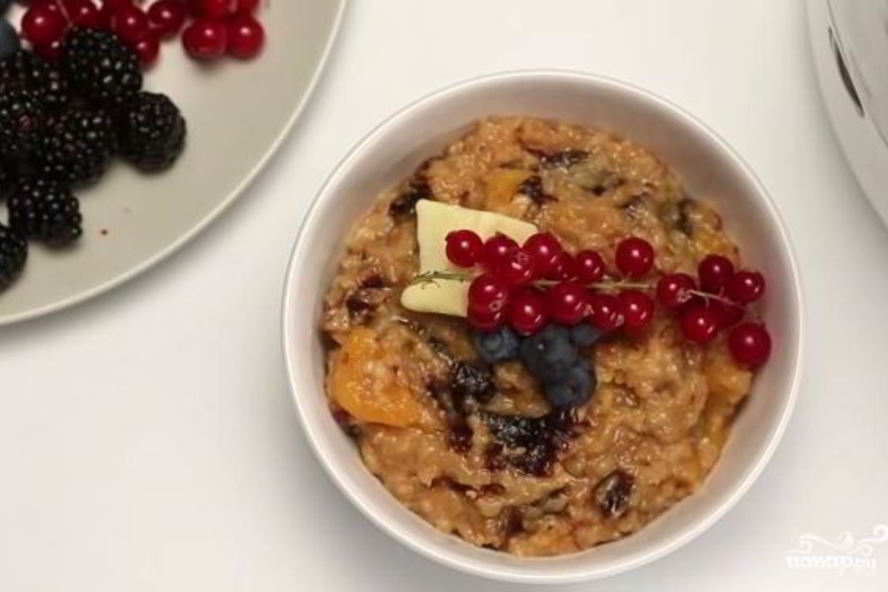 Рецепт вкусной каши с сухофруктами