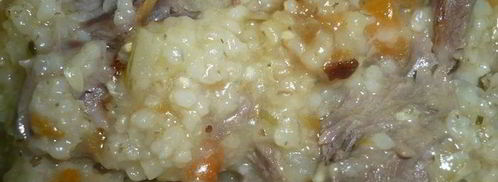 ячневая каша на бараньей рульке. Шаг 5