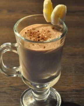 Бананово-шоколадный коктейль