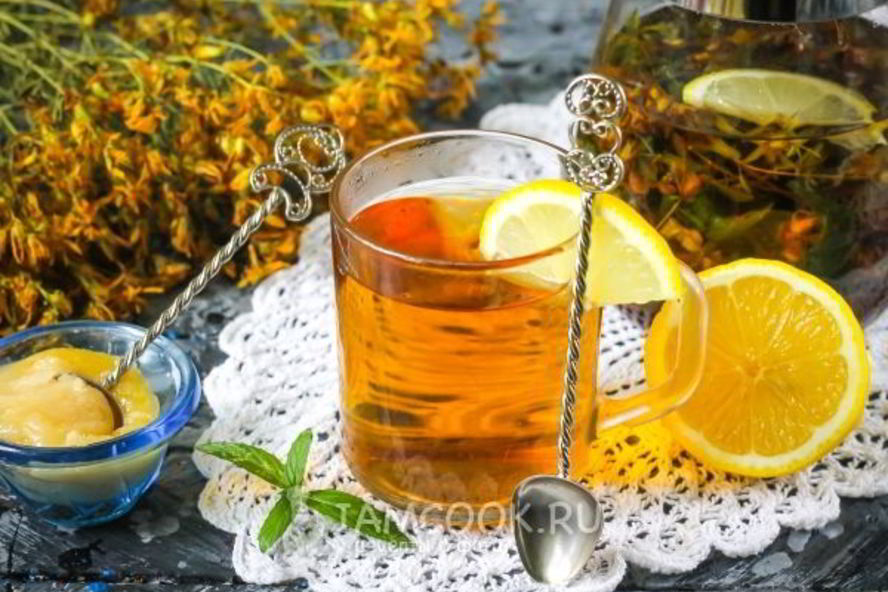 Рецепт чая из зверобоя