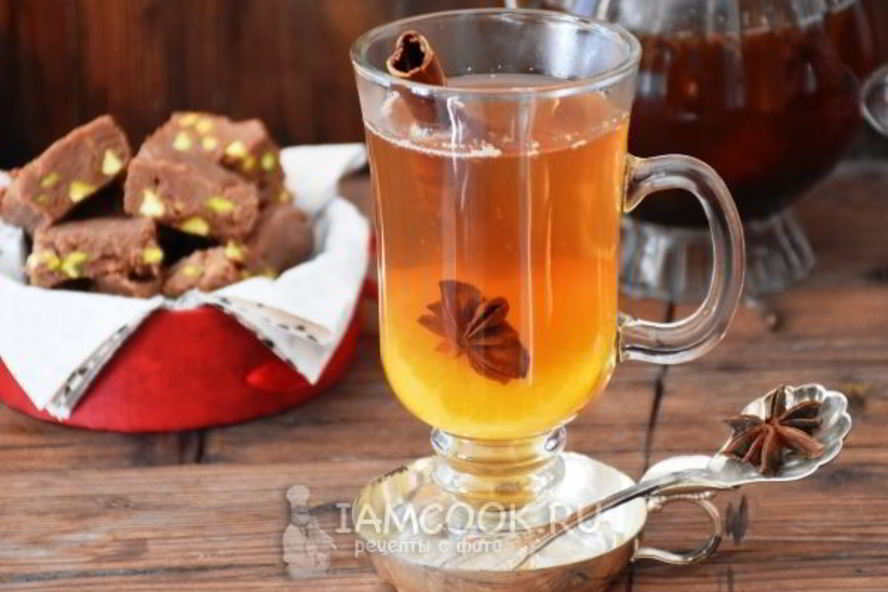 Рецепт чая с апельсином и корицей